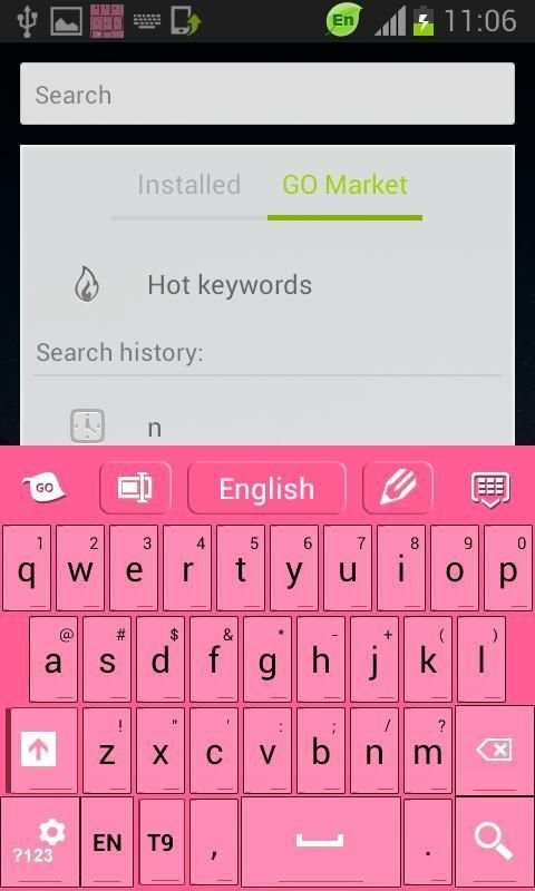 Keyboard Warna pink screenshot 5