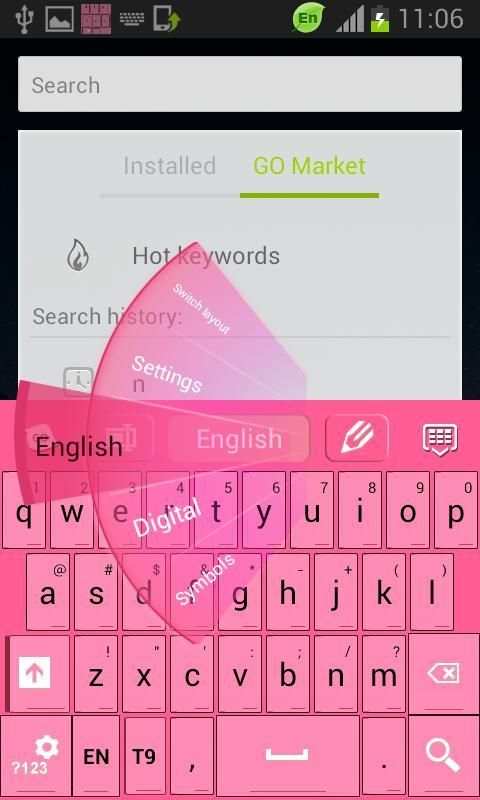 Keyboard Color Pink screenshot 4