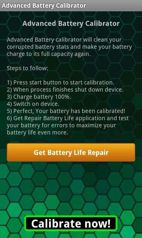 Advanced Battery Calibrator 6 تصوير الشاشة