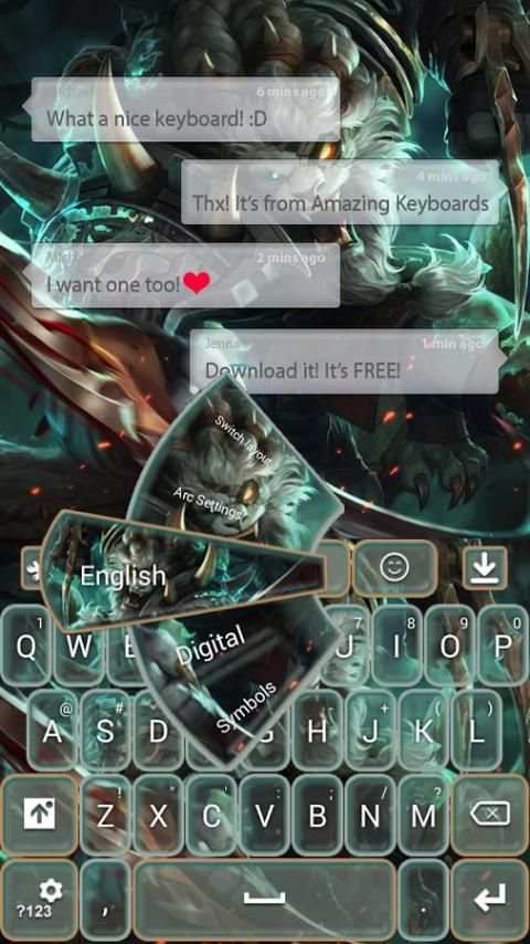 Rengar LoL Keyboard screenshot 6
