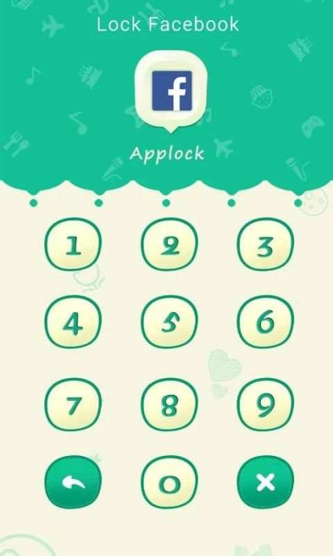 Password AppLock Green स्क्रीनशॉट 2