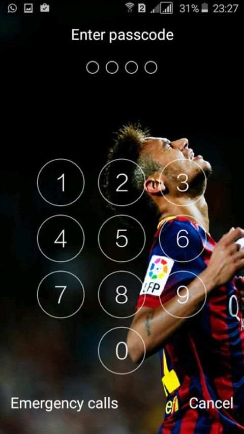 lock screen for Fcb скриншот 2