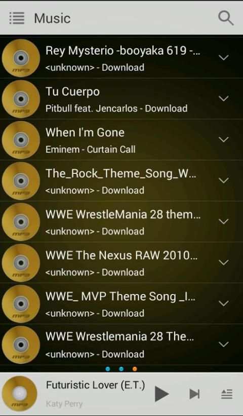 Mp3 Player For Android скриншот 4