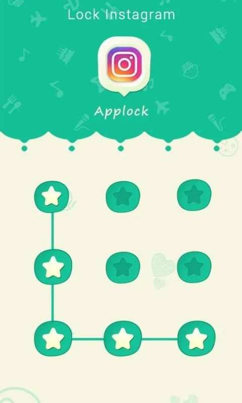 Password AppLock Green स्क्रीनशॉट 1