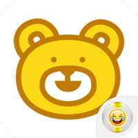 Cute Baby Bear Toy Stickers on 9Apps