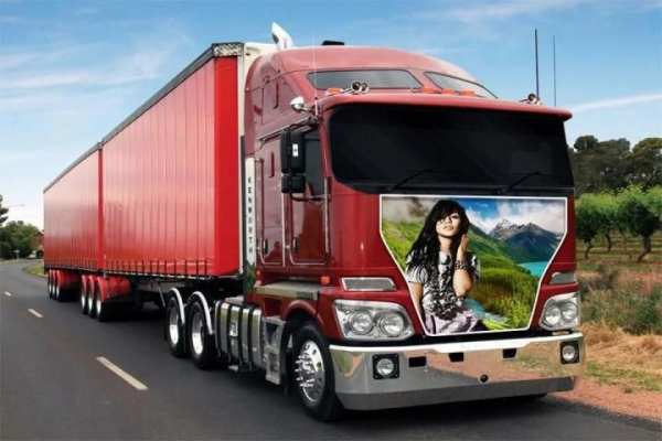 Vehicle Hoarding Photo Frame скриншот 2