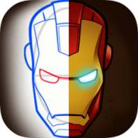 How To Draw Iron Man on 9Apps