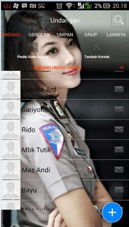 Versi Baru BBM Transparant 3 تصوير الشاشة