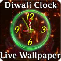 Diwali Clock live Wallpaper