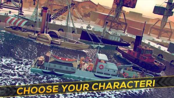 3D Boat Driving Games For Free स्क्रीनशॉट 1
