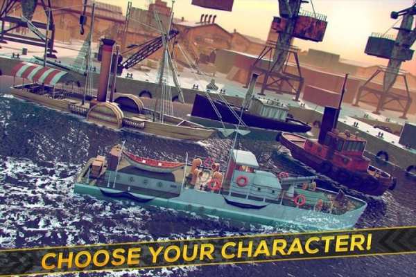 3D Boat Driving Games For Free स्क्रीनशॉट 9
