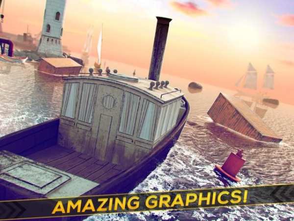3D Boat Driving Games For Free स्क्रीनशॉट 6