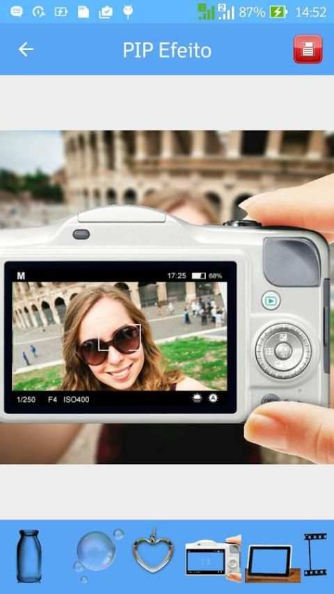 PIP Efeitos e Editor de Fotos скриншот 6