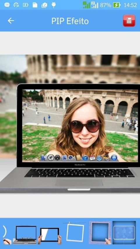 PIP Efeitos e Editor de Fotos скриншот 5