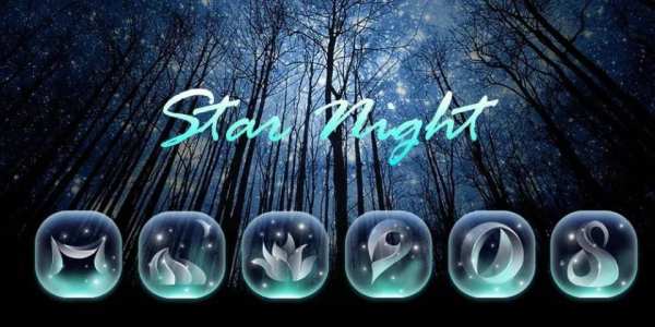 Star Night V Launcher Theme screenshot 1