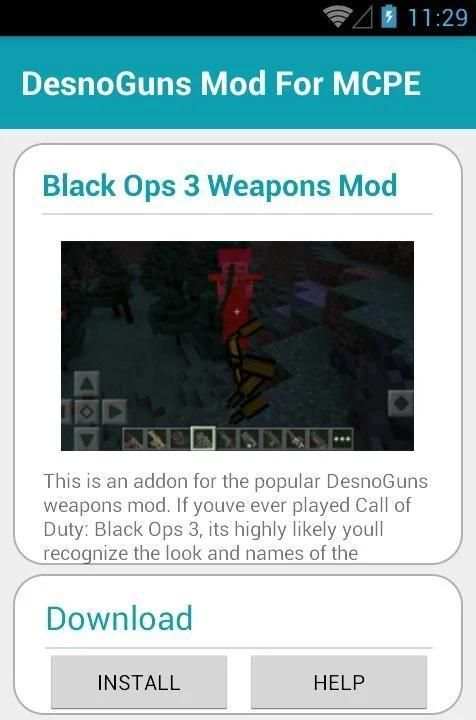 DesnoGuns Mod For MCPE screenshot 2