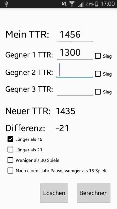 TTR-Rechner скриншот 4