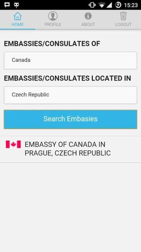 Embassy screenshot 2