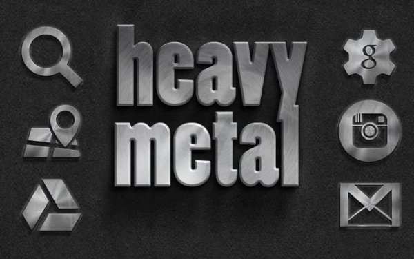 Heavy Metal SoloLauncher theme screenshot 6