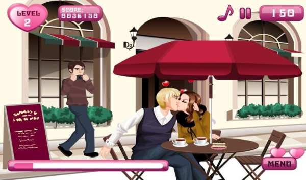 Valentine Kissing Game screenshot 2