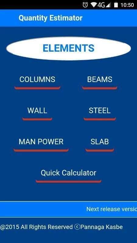 Civil Quantity Estimator स्क्रीनशॉट 9