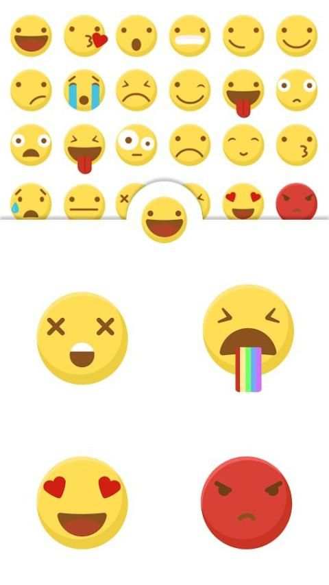 Smiles Emotions Emoji Stickers 2 تصوير الشاشة