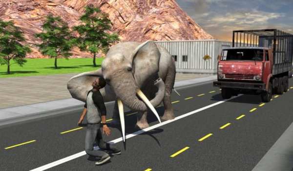 Elephant Racing Simulator 2016 स्क्रीनशॉट 3