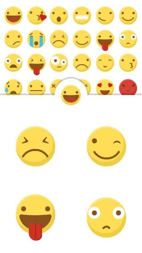 Smiles Emotions Emoji Stickers 5 تصوير الشاشة