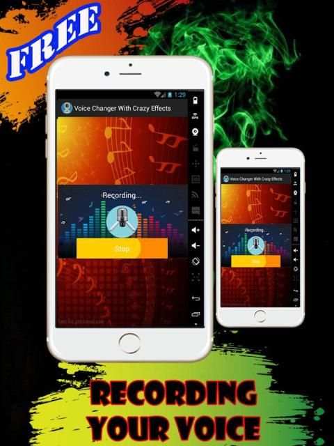 Voice Changer Crazy Effects 3 تصوير الشاشة