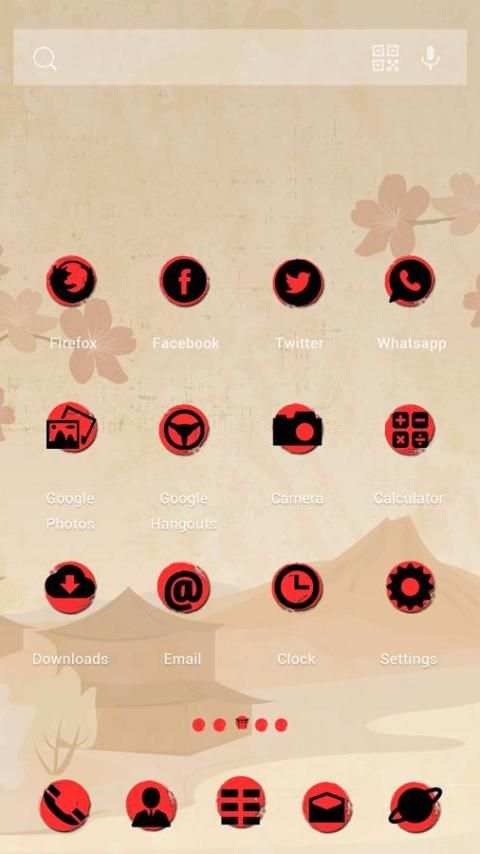 Japan Solo Launcher 3 تصوير الشاشة