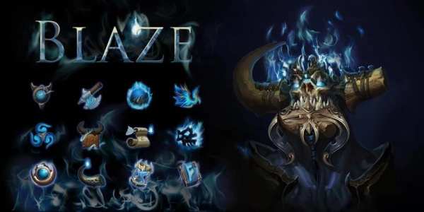 Blaze GO Launcher Theme 1 تصوير الشاشة
