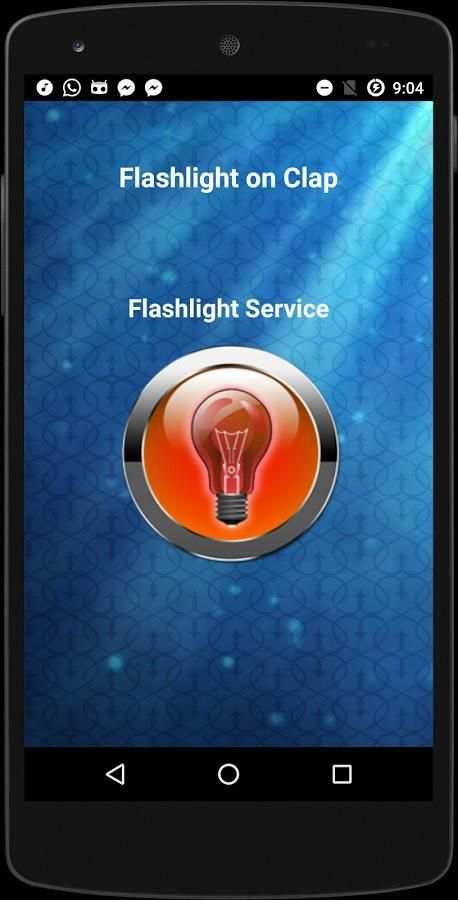 Flashlight on Clapping screenshot 2