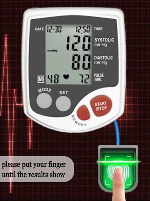Blood Pressure calculat Prank 1 تصوير الشاشة