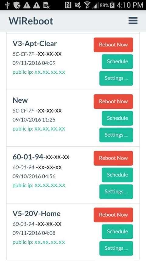 WiRebootApp 3 تصوير الشاشة
