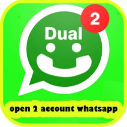 open 2 accounts whatsapp 1.0