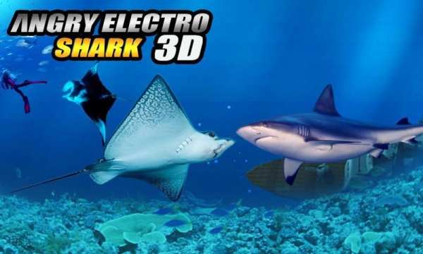 Angry Electro Shark 3D स्क्रीनशॉट 1