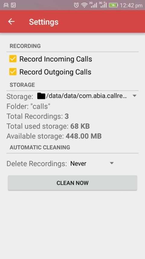 Auto Call Recorder स्क्रीनशॉट 3