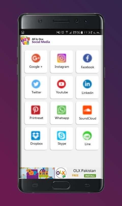 All In One Social Media 5 تصوير الشاشة
