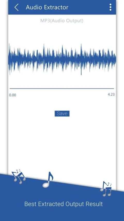 Audio Extractor скриншот 1