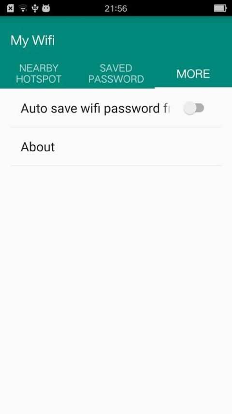 WiFi password viewer screenshot 2