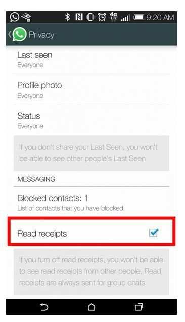WhatsApp Blue Tick Remove screenshot 2