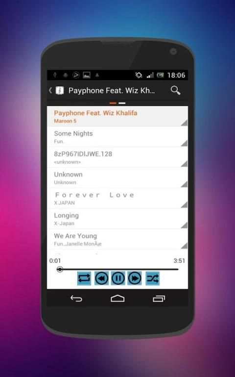 Clear MP3 Music Player Free स्क्रीनशॉट 8