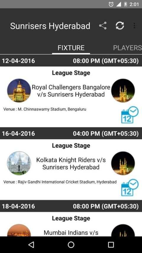 Live IPL 2016 Update, Schedule स्क्रीनशॉट 12