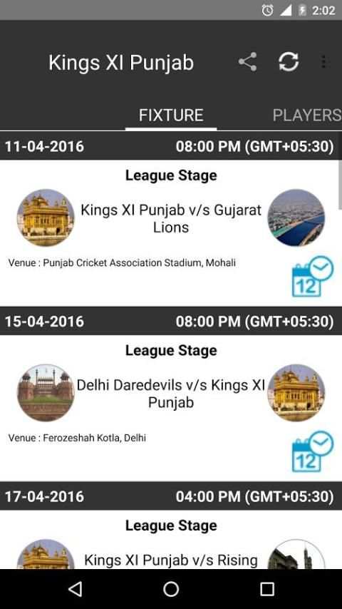 Live IPL 2016 Update, Schedule स्क्रीनशॉट 3
