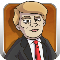 Веселый говорун Дональд Трамп иконка