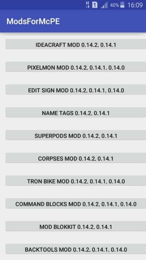 Mods for Minecraft PE screenshot 2