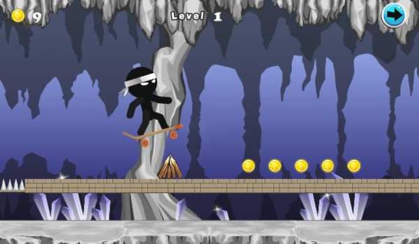 Ninja Skateboard Adventure screenshot 6