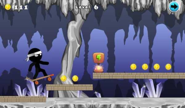 Ninja Skateboard Adventure screenshot 4