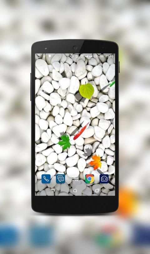 Koi Fish Live Wallpaper स्क्रीनशॉट 2