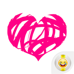 Sweet Cute Love Heart Stickers иконка